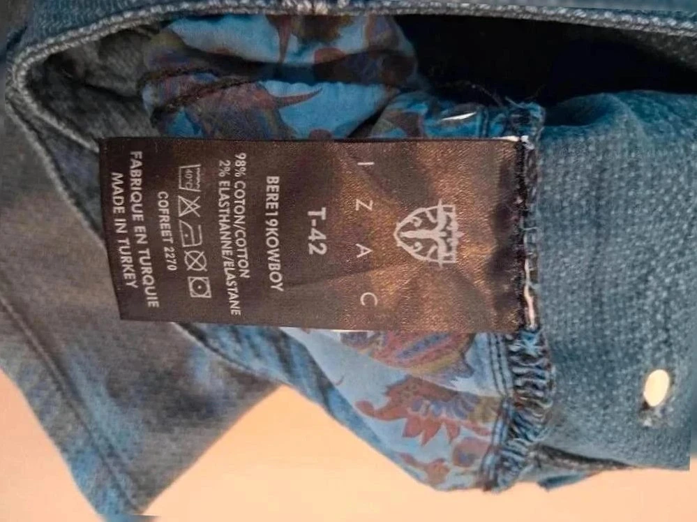 Short En Jean Izac - L - Azul - Ayzan-24 – photo 5